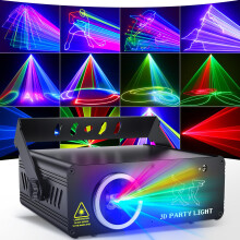 KeoBin Disco Lights L2700 | 3D RGB Animation with Rotation/Zoom & Memory