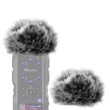 Geekria for Creators Furry Windscreen Compatible with ZOOM H6 essential Handy Recorder, Mic DeadCat Wind Cover Muff, Fluff Cover Windshield, Portable