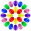24 Pieces Musical Eggs Shakers, Plastic Egg Shakers 1
