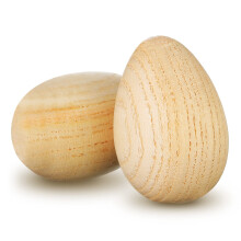 Skylety 2 Pcs Wood Baby Egg Shakers Musical Percussion Instrument