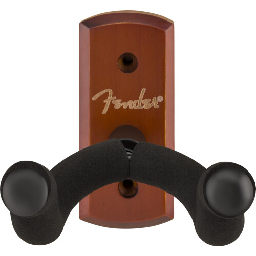 Fender Fender Essentials Guitar Wall Hanger & Mount, Rosewood 1
