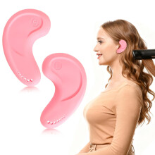 FERNIDA Silicone Ear Covers for Salon Home, Heat Resistant, Reusable, Pink