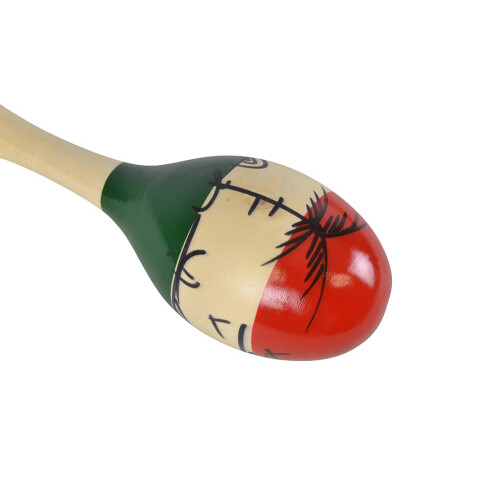 Bryce Mexican Maracas Large 23cm Full size Hand painted 1