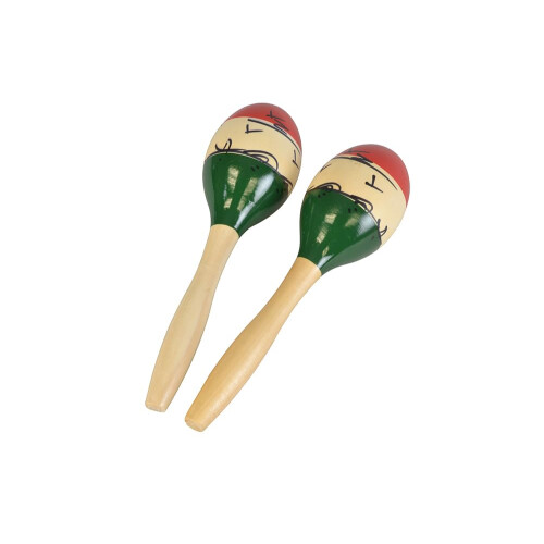 Bryce Mexican Maracas Large 23cm Full size Hand painted 2