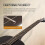 SONICAKE 41" Acoustic Steel-String Guitar, Solid Spruce Top, Sunburst 4