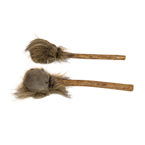 Shaman Drum Beater - Double Sided - One Side Soft Suede Leather, One Side Soft Plush (Double Sided) 1