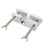 Alnicov Mouthpiece Puller Tool,Silver Aluminum Mouthpiece Puller Replacement for Brass Wind Instruments 4