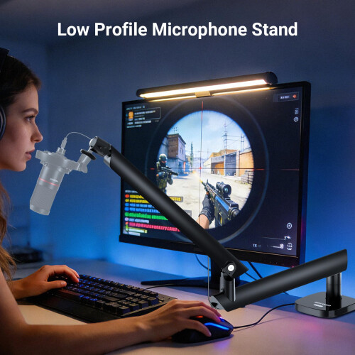 Neewer NEEWER Low Profile Mic Boom Arm Desk Mount, Microphone Boom Arm, MS007 1