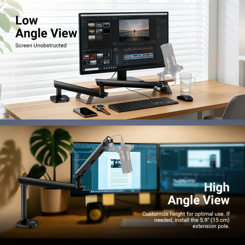 Neewer NEEWER Low Profile Mic Boom Arm Desk Mount, Microphone Boom Arm, MS007 2