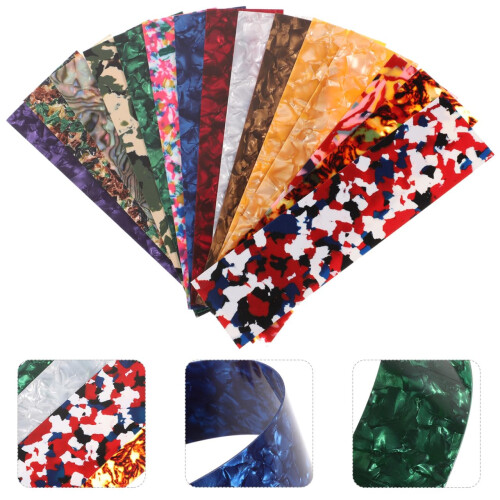 ULTNICE Diy Guitar Pick Punch Sheets Celluloid Guitar Pick 1