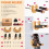 CAHAYA Guitar Wall Mount Adjustable Hook Stand U-Shaped 2 Pack 4