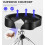 vangoa Saddle Shape Drum Stool Thick Padded Adjustable Drummer Throne Stool with Drumsticks, Black 3