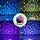EluDizko Disco Party Light, DJ Stage Light, with Remote Control 3pack 3