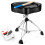 vangoa Saddle Shape Drum Stool Thick Padded Adjustable Drummer Throne Stool with Drumsticks, Black 1