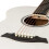 Tiger ACG3-WH Full Size Acoustic Guitar Package - White 4
