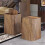 (L, 2) Compactly Plastic Rubbish Bin with Swing Lid for Efficient Waste Management in Stylishes Space Easy 2