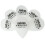Ernie Ball 2.0 mm White Teardrop Prodigy Picks 6-pack 1