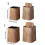 (L, 2) Compactly Plastic Rubbish Bin with Swing Lid for Efficient Waste Management in Stylishes Space Easy 3