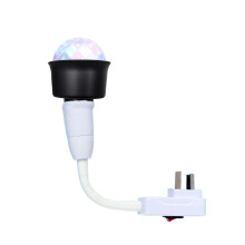 Disco Light Bulb Plug in Disco Ball Light Disco Lights for Parties Party Lights Indoor Disco Flashing Lights Rotating Disco Ball Lights Magic Ball LED
