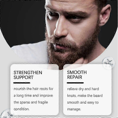 (1pc) 1-3X Balsamo Para Crecimiento De Barba,baardcrème 100ml xepa 2