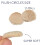 URSA Plush Circles - 9 Pack (Beige), 5 mm Short Fur Lav Mic Covers 3