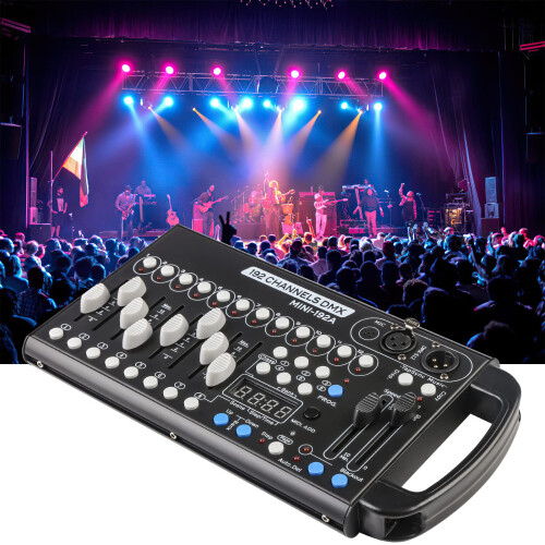 DMX Controllers Lighting, DJ Light Controller for Live House, DMX Controller 512 for Stage Light, 192CH DMX Lighting Controller for Family Party. 2