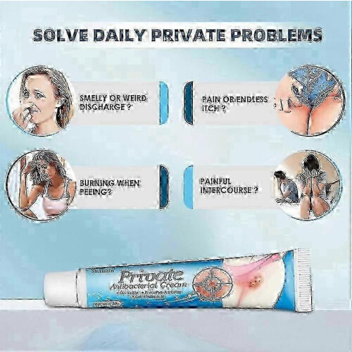 (2PCS) Ιδιωτική αντικνησμώδης κρέμα Αφαίρεση οσμής Ανακούφιση 2