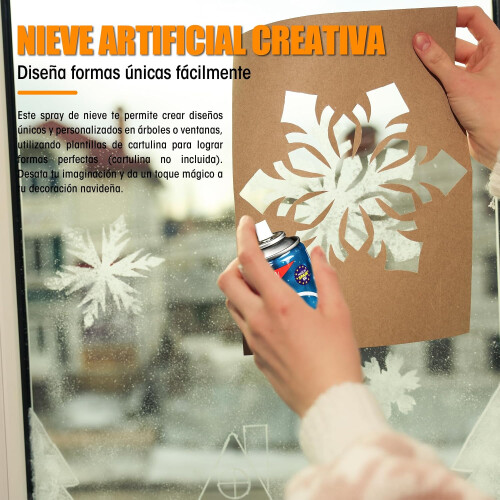 BESCH Spray de Neve Artificial, Conjunto de 3, 150ml, para Decoração de Natal 2