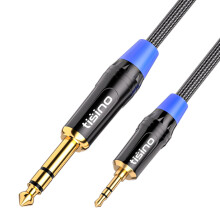 Tisino 3.5mm Mini Jack to 6.35mm Audio Jack Stereo TRS Patch Cable, 1m