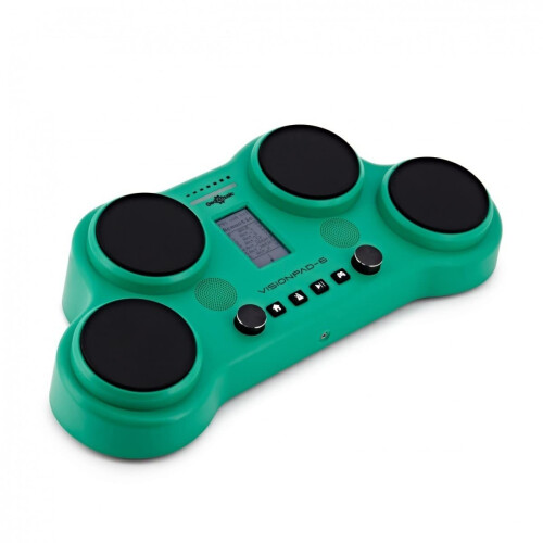 VISIONPAD-6 Tabletop Electronic Drum Kit 4 Pads, 2 Pedals and Drumsticks 1