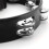 Tiger TAM14-2-BK Half-Moon Tambourines - Black 3