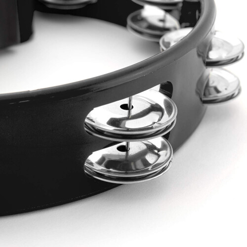 Tiger TAM14-2-BK Half-Moon Tambourines - Black 2