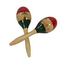 Bryce Mexican Maracas Large 23cm Full size Hand painted