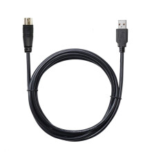 USB-C to Mini-Din 7 Pin Male Cable Compatible with IK Multimedia iRigSeries, Compatible with HD, HD-A, Keys, I/O 25, I/O49, MIDI 2, Pro, Pro Duo, Pro