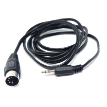 DRUT 2m 3.5mm Stereo Jack Plug to 5 Pin Midi Din Male AUX Audio Cable