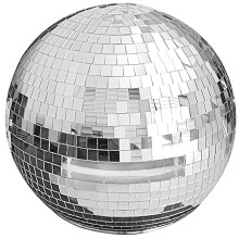 Disco Ball Helmet,Silver Glitter Ball, mirror ball helmet, Design Disco Ball for nightclubs, parties, DJs, stages and weddings (Without lighting-30cm)