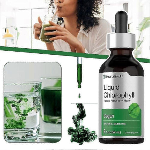 (1pc) 59ml Υγρός Ορός με Σταγόνες Χλωροφύλλης, Ενισχυτικό Ενέργεια 1