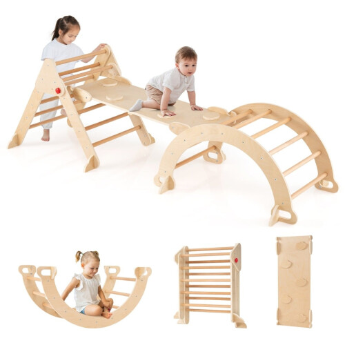 Kinderklimset 7-in-1 met glijbaan en hellingbaan 1