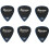 IBANEZ Flat Pick Sand Grip - Blue Pack of 6 (PPA14HSG-DB) 1