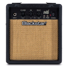 Blackstar Debut 10E Beginners Practice Electric Guitar Amplifier Combo With Delay Effect 10 Watt Headphone Input/Line In MP3 Playback (Black)