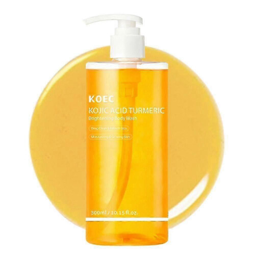 (2PCS) Αφρόλουτρο με κουρκουμά 300ml - Υγρό σαπούνι με κουρκουμά