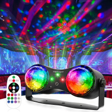Vicalo Disco Lights, Disco Ball Light, Ocean Star Projector, DJ Dance Light, Sound Activated with Remote Control, Disco Lights for Parties, Bars, Birt
