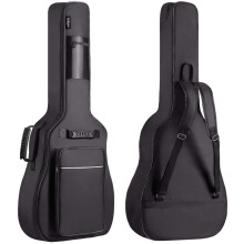 CAHAYA Acoustic Guitar Bag 12mm Padded Guitar Case Soft 40 41 42 Inch Black