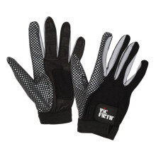 Vic FIrth - Vic Gloves - Drummer's Gloves with Improved Grip and Ventilated Palm - Black/Grey - Large
