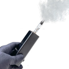 Portable fog Machines |Smoke Machine for While Dancing Stage Halloween DJ Party (Slim Black)