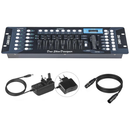 Dmx Controllers, Dmx Console 192CH Dmx Lighting Controller, Dj Light Controller Dmx512 Controller for Editing Program of Stage Lighting Runing