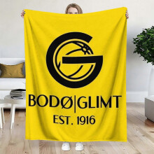 (40x30in 102x76cm) Bodu00F8 Glimt-flanellihuopa - rohkea ja viehättävä tyyli, sopii kaikkiin vuodenaikoihin, sekavärit,