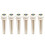 Acoustic Guitar String End Bone Nut Bridge Saddle Abalone Pins Replacements Set (Only 6pcs Pins) 2