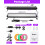 Anpro 72W UV Light,48 LED USB Black Light with Fluorescent Tapes 6