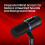 HyperX HyperX FlipCast Streaming XLR/USB Dynamic Microphone | For PC, MacOS, PlayStation, Nintendo Switch | Broadcast Quality | USB | XLR | Universal Mount | 6